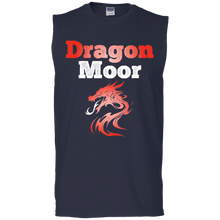Load image into Gallery viewer, Dragon Moor Muscle Tank -  Crimson &amp; White