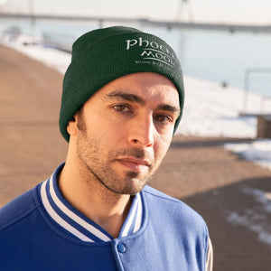 Embroidered Phoenix Moor Knit Beanie - 2