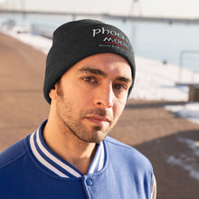 Load image into Gallery viewer, Embroidered Phoenix Moor Beanie - Red &amp; White