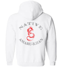 Load image into Gallery viewer, Native Amaru Khan Zip Hoodie Red &amp; Black 2 Sided