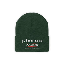 Load image into Gallery viewer, Embroidered Phoenix Moor Beanie - Red &amp; White