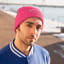 Load image into Gallery viewer, Embroidered Phoenix Moor Beanie - Red &amp; White