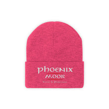 Load image into Gallery viewer, Embroidered Phoenix Moor Beanie - Red &amp; White