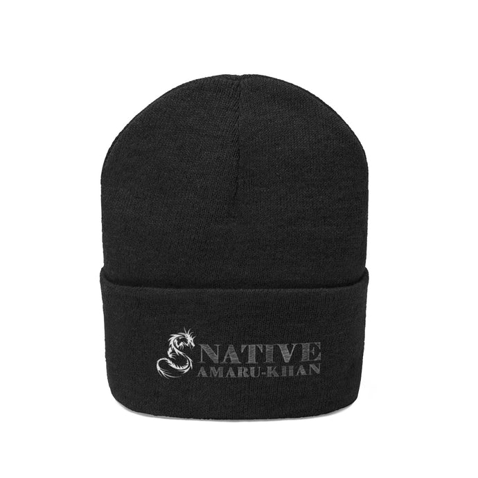 Embroidered Native Amaru-Khan Knit Beanie - 1