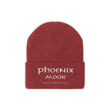 Load image into Gallery viewer, Embroidered Phoenix Moor Beanie - Red &amp; White