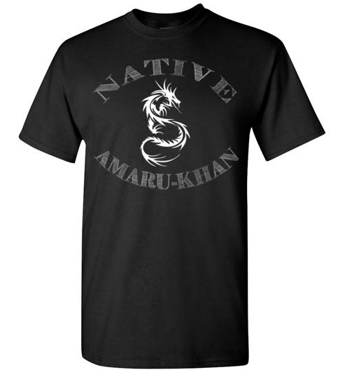 Native Amaru-Khan Tee White Font - 1