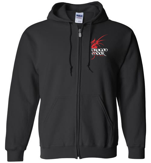Dragon Moor Zip Hoodie Red Dragon
