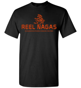 Reel Nagas Tee - Sunset Orange