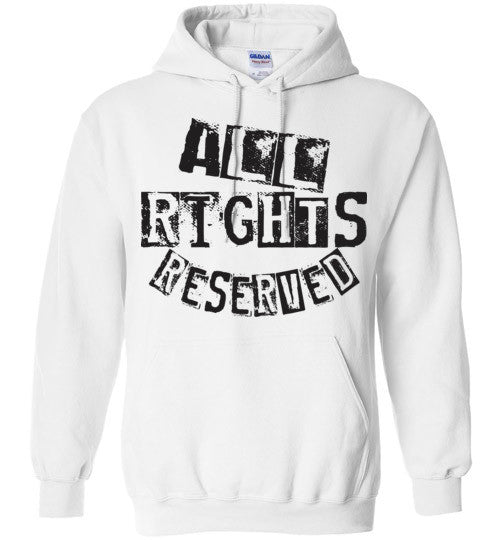 All Rights Reserved Hoodie - Black