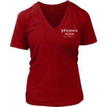 Load image into Gallery viewer, Phoenix Moor Women&#39;s Red &amp; White T-1